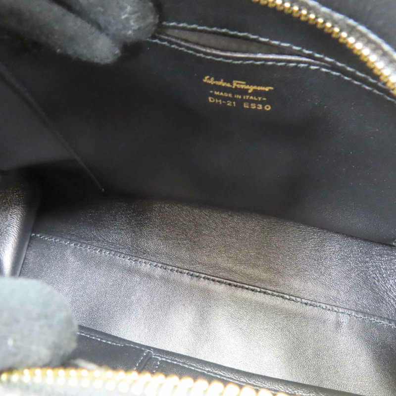 黑色 牛皮 sofia bag 兩用包【Salvatore Ferragamo 菲拉格慕】 21 E530/22-4