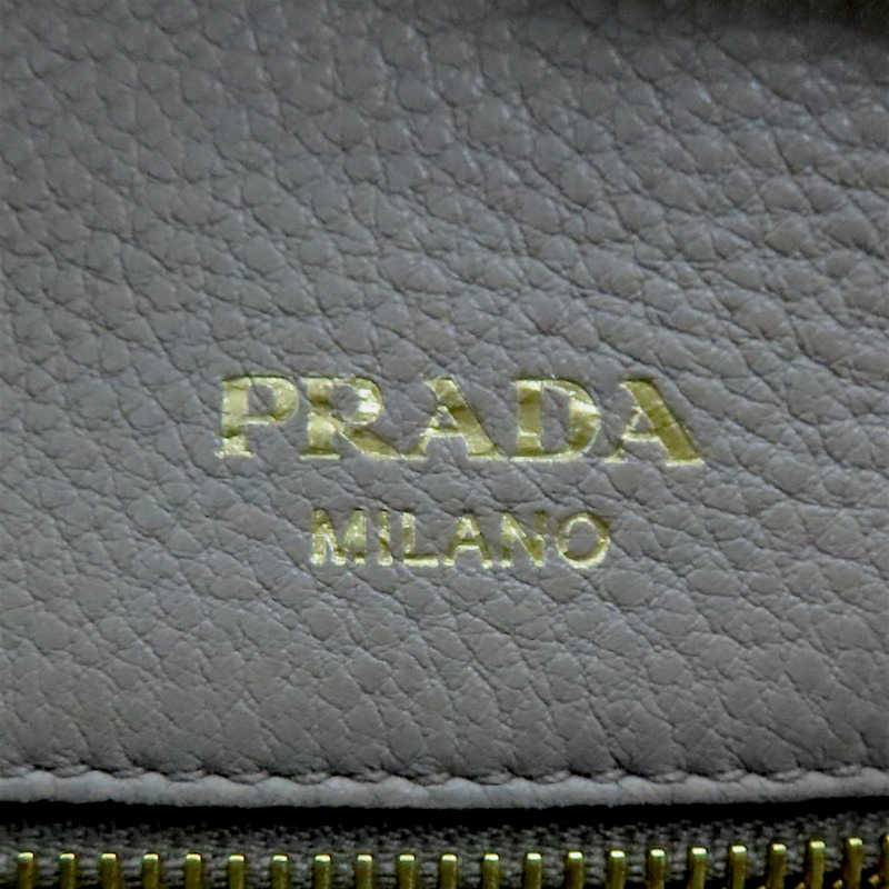 灰色 牛皮 VIT DAINO 兩用包【PRADA 普拉達】 1BA157-6