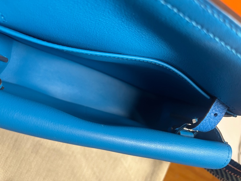 愛馬仕 Hermes HALZAN mini 藍-10