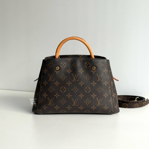98新🫰🏻 Louis Vuitton LV 路易威登 Montaigne 蒙田BB 小號老花