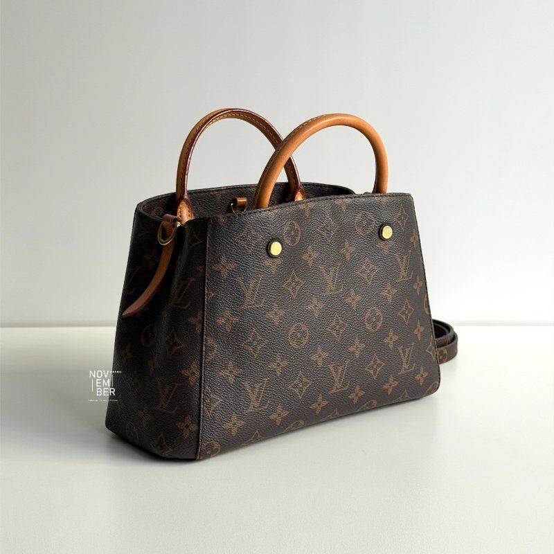 98新🫰🏻 Louis Vuitton LV 路易威登 Montaigne 蒙田BB 小號老花-1