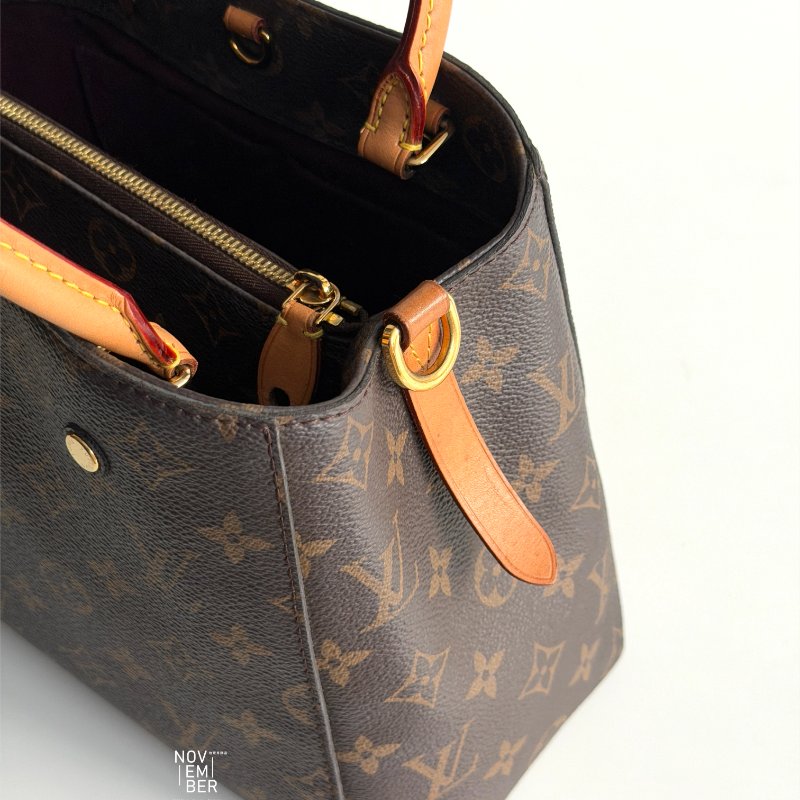 98新🫰🏻 Louis Vuitton LV 路易威登 Montaigne 蒙田BB 小號老花-4