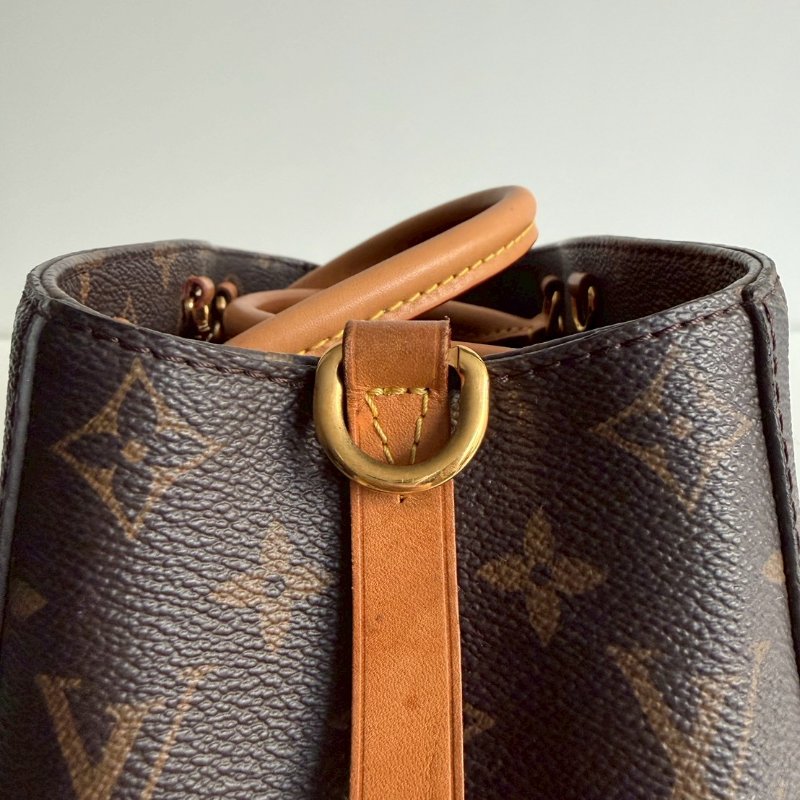 98新🫰🏻 Louis Vuitton LV 路易威登 Montaigne 蒙田BB 小號老花-10