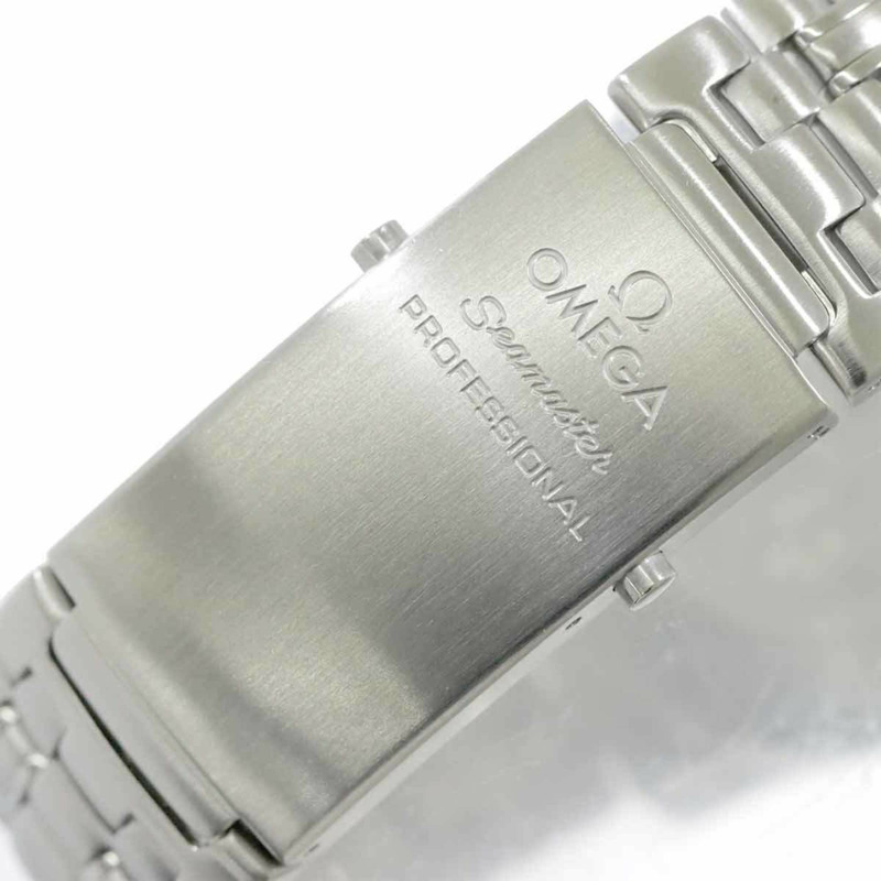 歐米茄海馬系列專業300公尺同軸天文台認證腕錶 2220 80 男士腕錶,附日期顯示,海軍藍錶盤,自動上鍊-5