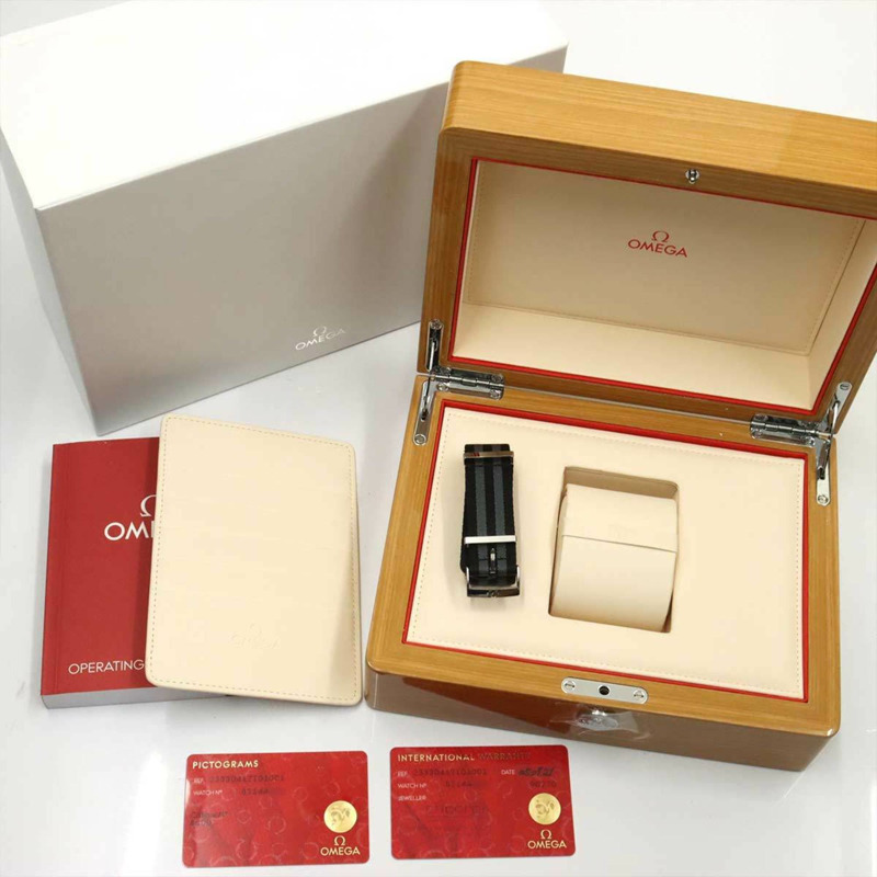 歐米茄海馬300米至臻同軸腕錶 233 30 41 21 01 001 天文台認證男士腕錶 黑色自動上鍊-1