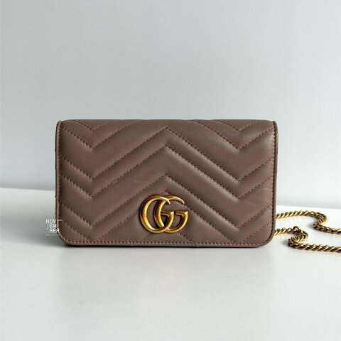 98新🫰🏻 Gucci 古馳 Marmont WOC Mini 裸粉