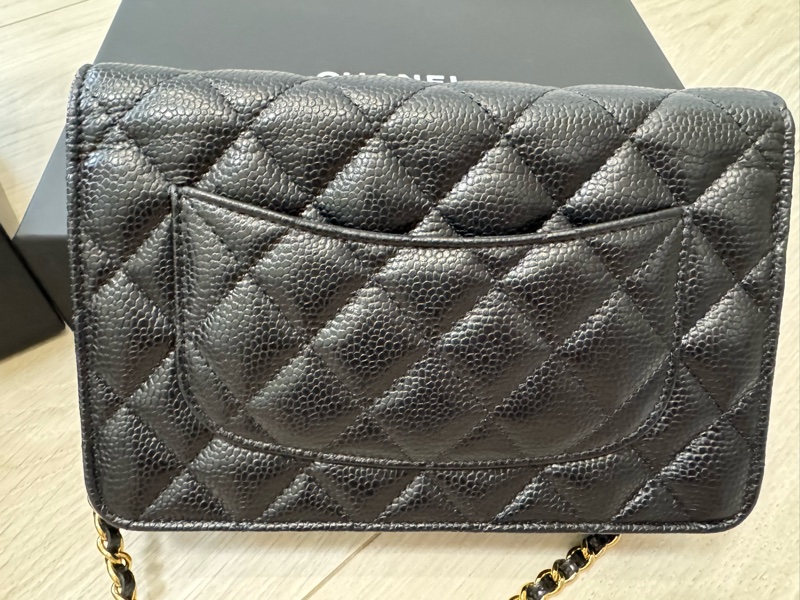 Chanel woc 荔枝牛皮金扣-6