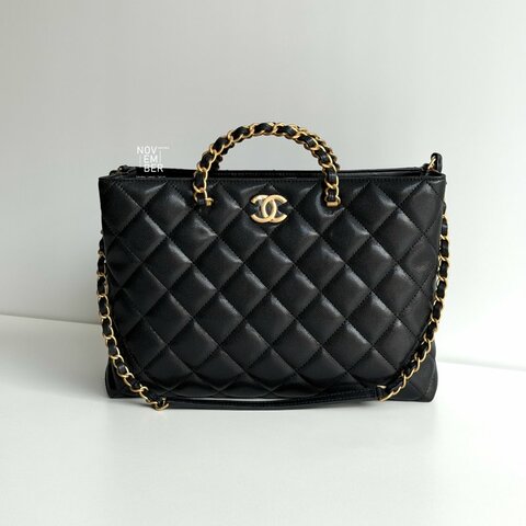 全新✨ Chanel 香奈兒 24ss 托特包黑金
