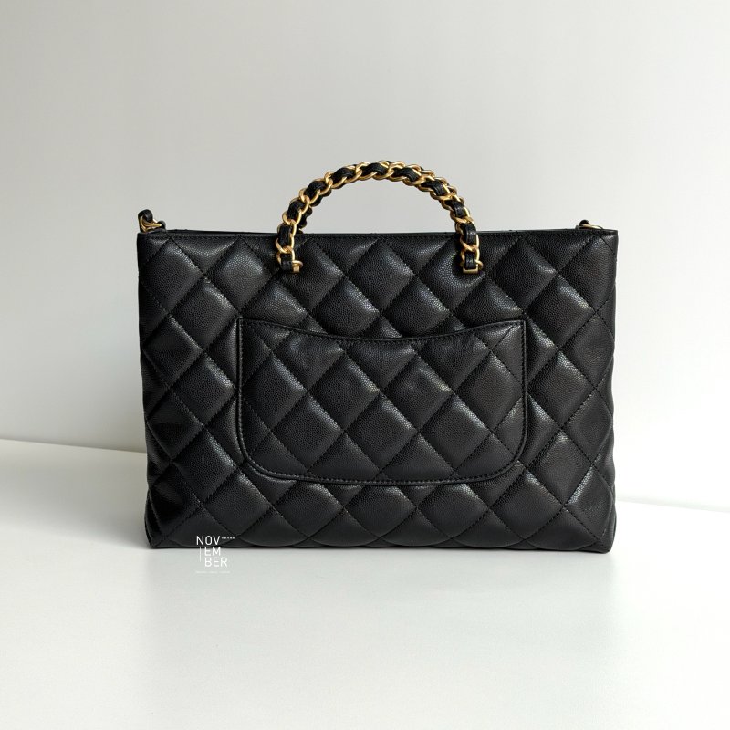 全新✨ Chanel 香奈兒 24ss 托特包黑金-6