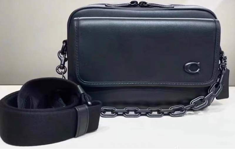 Coach Charter 24 黑色鏈條 男女通用包 閒置新品-0