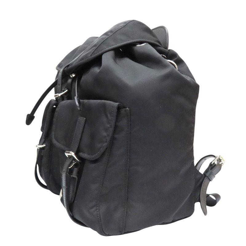 黑色 尼龍 後背包【PRADA 普拉達】 1BZ063-2