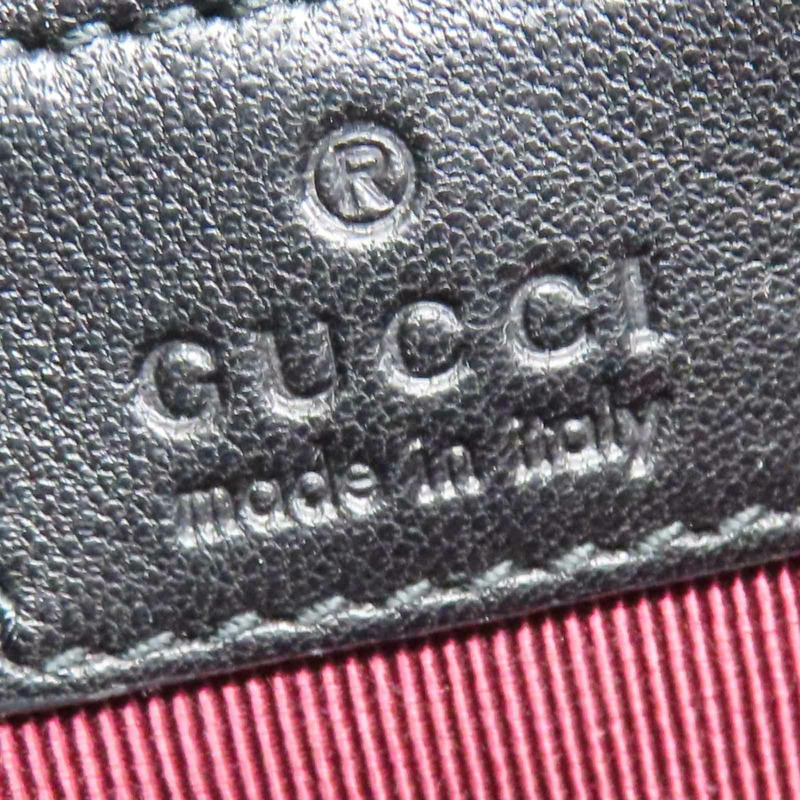 黑色牛皮 MARMONT Flap 肩背包 837267/486628【GUCCI 古馳】 837267/486628BK-7