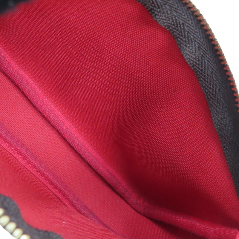 棕色 棋盤格 帆布 Mini Pochette Accessoires 手提包 N58009【LOUIS VUITTON LV 路易威登】 N58009-5