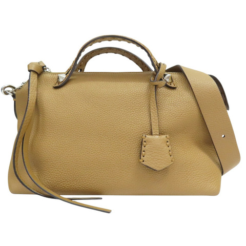 棕色 牛皮 肩背包【FENDI 芬迪】 8BL155