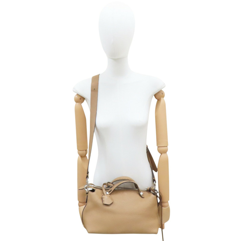 棕色 牛皮 肩背包【FENDI 芬迪】 8BL155-6