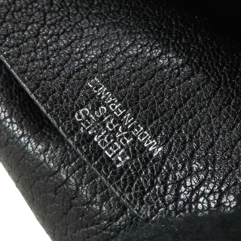 黑色 Chevre山羊皮 Bearn 兩折長夾 口G刻 【HERMES 愛馬仕】-7