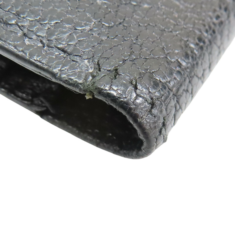 黑色 Chevre山羊皮 Bearn 兩折長夾 口G刻 【HERMES 愛馬仕】-12