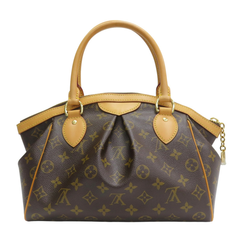 棕色 原花 帆布 Tivoli PM 手提包【LOUIS VUITTON LV 路易威登】 M40143-1