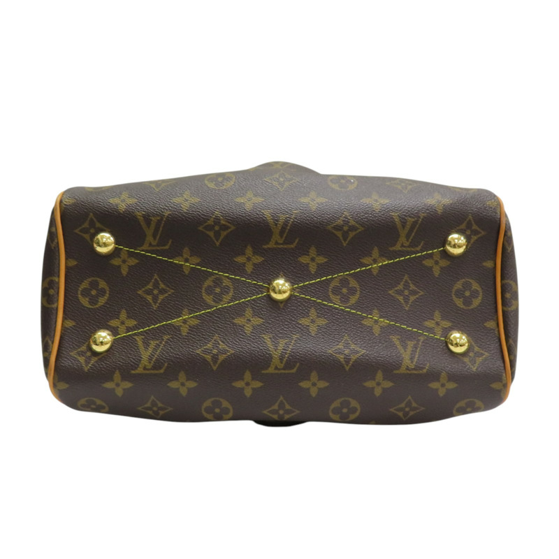 棕色 原花 帆布 Tivoli PM 手提包【LOUIS VUITTON LV 路易威登】 M40143-3