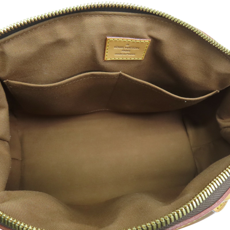 棕色 原花 帆布 Tivoli PM 手提包【LOUIS VUITTON LV 路易威登】 M40143-4