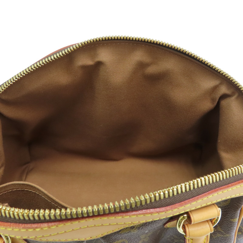 棕色 原花 帆布 Tivoli PM 手提包【LOUIS VUITTON LV 路易威登】 M40143-5