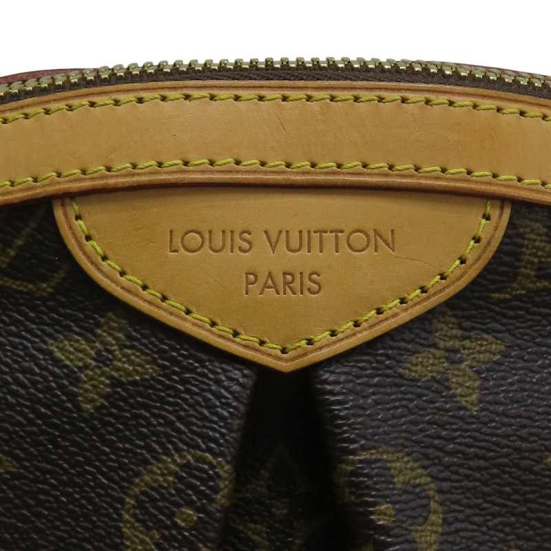 棕色 原花 帆布 Tivoli PM 手提包【LOUIS VUITTON LV 路易威登】 M40143-6