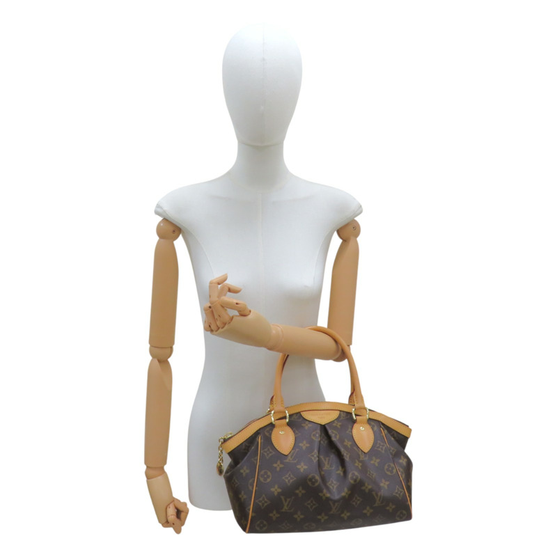 棕色 原花 帆布 Tivoli PM 手提包【LOUIS VUITTON LV 路易威登】 M40143-9