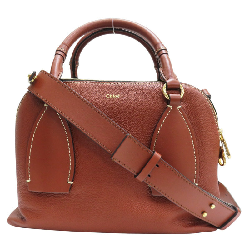 棕色 牛皮 兩用包【Chloe 克羅伊】-0