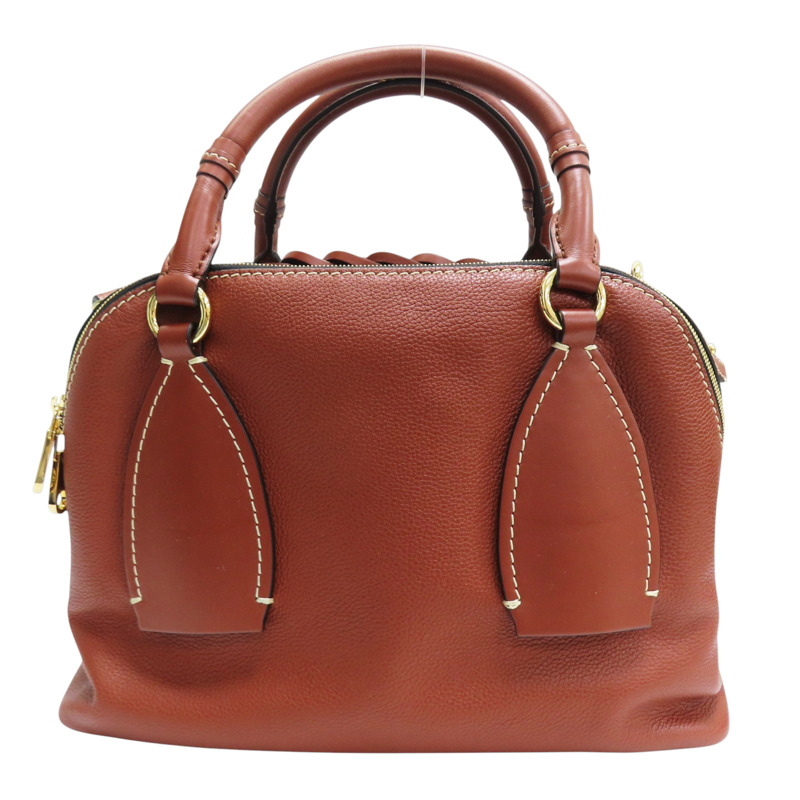 棕色 牛皮 兩用包【Chloe 克羅伊】-1