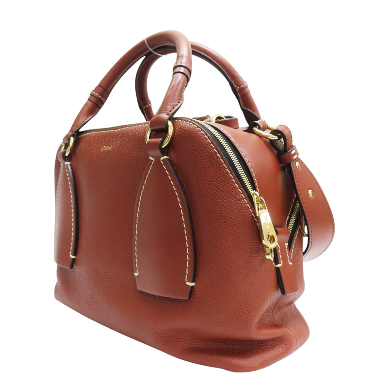 棕色 牛皮 兩用包【Chloe 克羅伊】-2