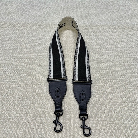 DIOR -雙色寬版編織字母背帶