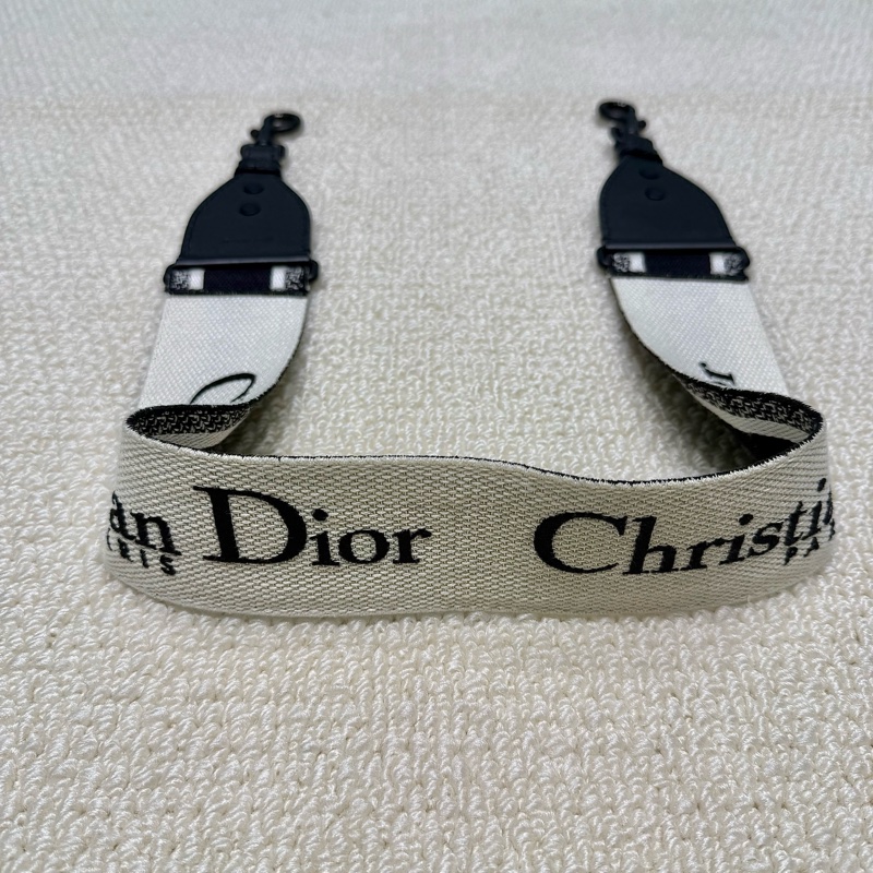 DIOR -雙色寬版編織字母背帶-4