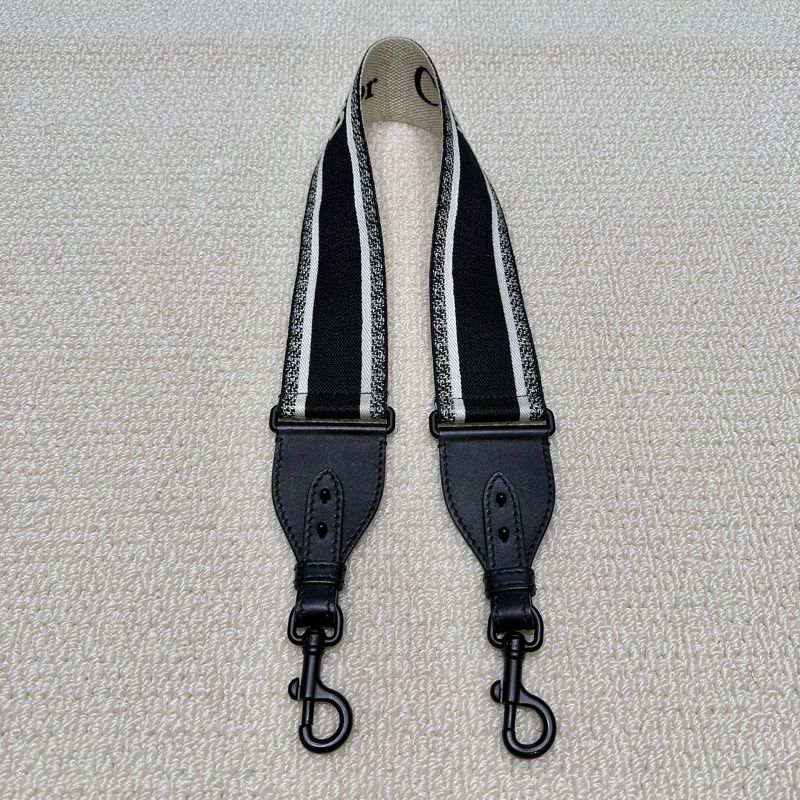 DIOR -雙色寬版編織字母背帶-1