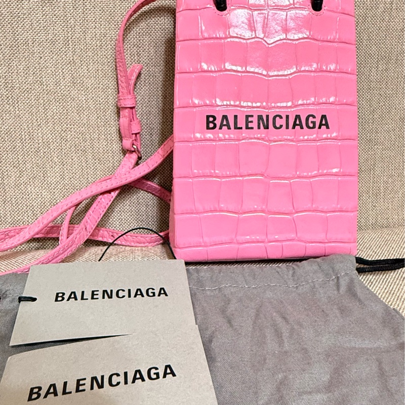 巴黎世家Balenciaga 粉紅色紙袋包-7