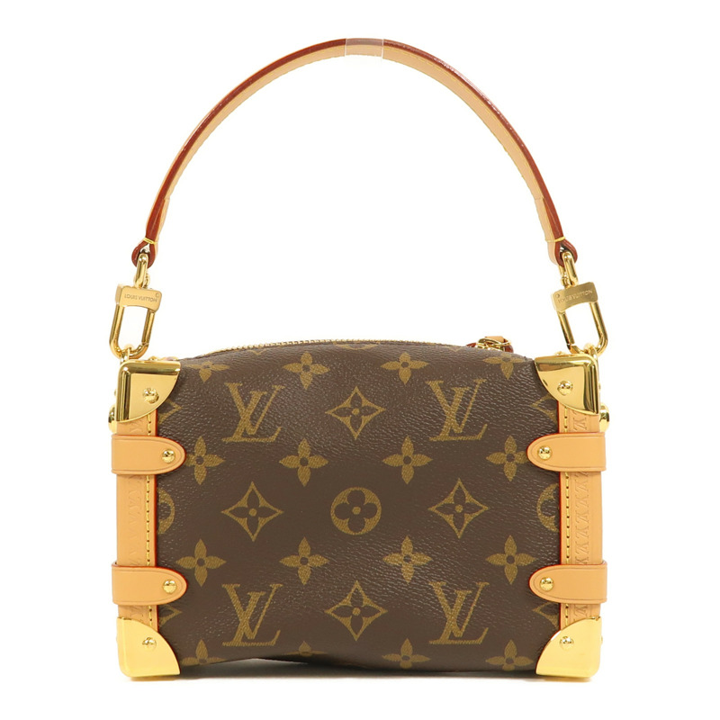 LOUIS VUITTON Monogram Side Trunk PM金扣手挽肩背兩用袋-1