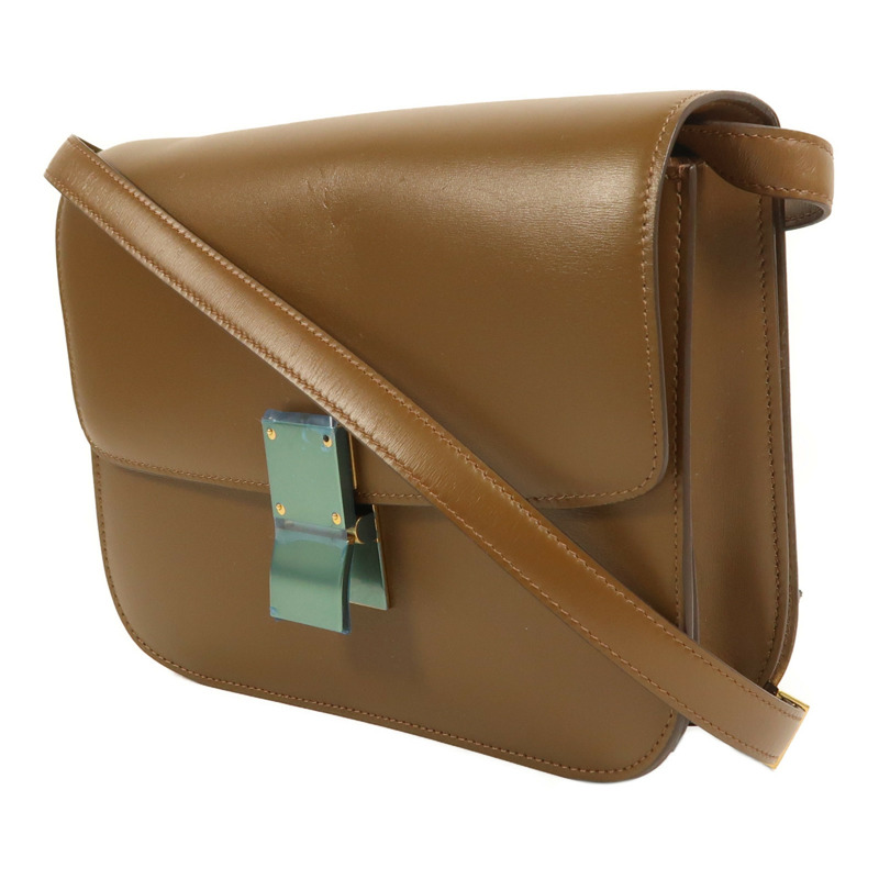 CELINE 牛皮皮革Classic Box金扣肩背袋-2