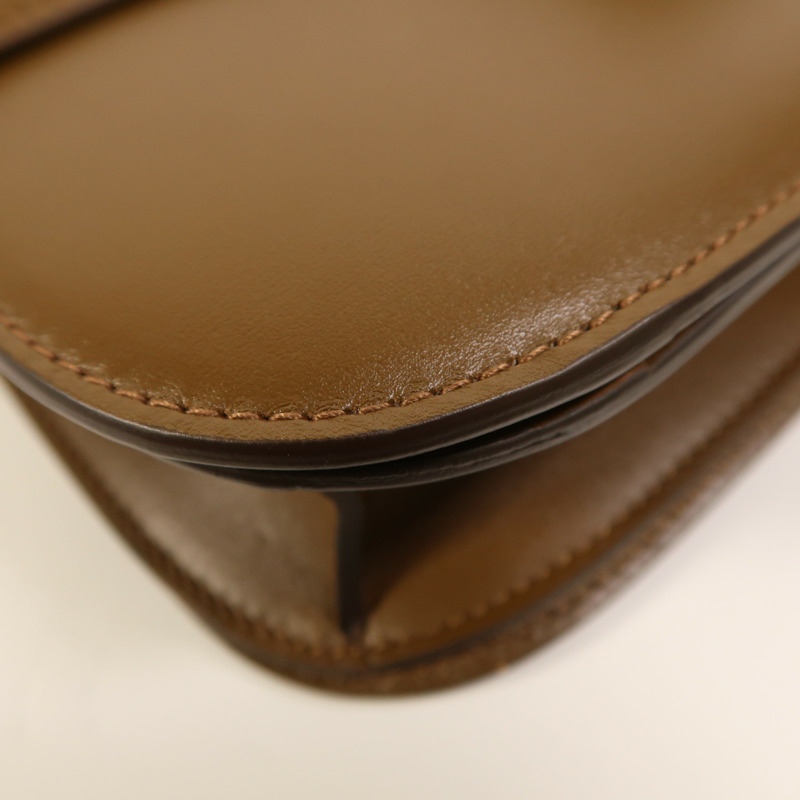 CELINE 牛皮皮革Classic Box金扣肩背袋-11