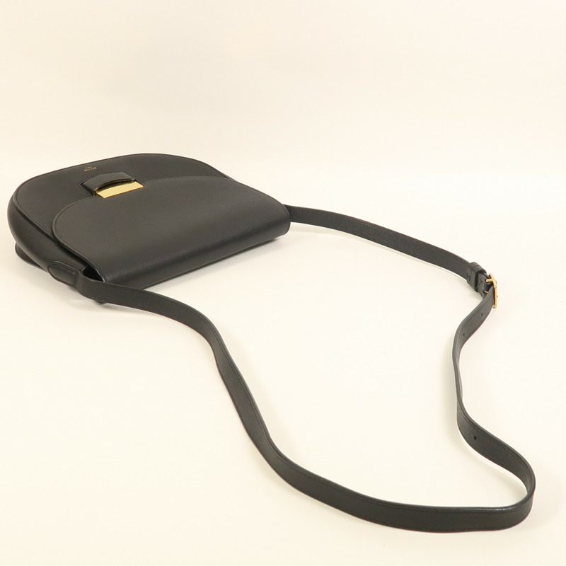 CELINE 牛皮皮革Trotteur金扣肩背袋-7