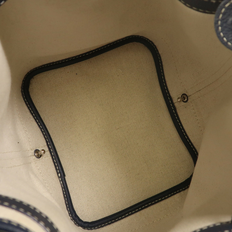 GOYARD 塗層帆布Petit Flot Bucket銀扣肩背袋-4