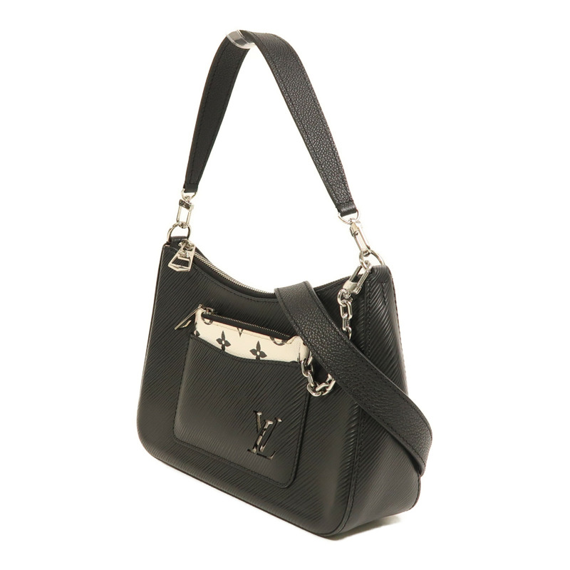 LOUIS VUITTON Epi Marelle銀扣手挽肩背兩用袋-2