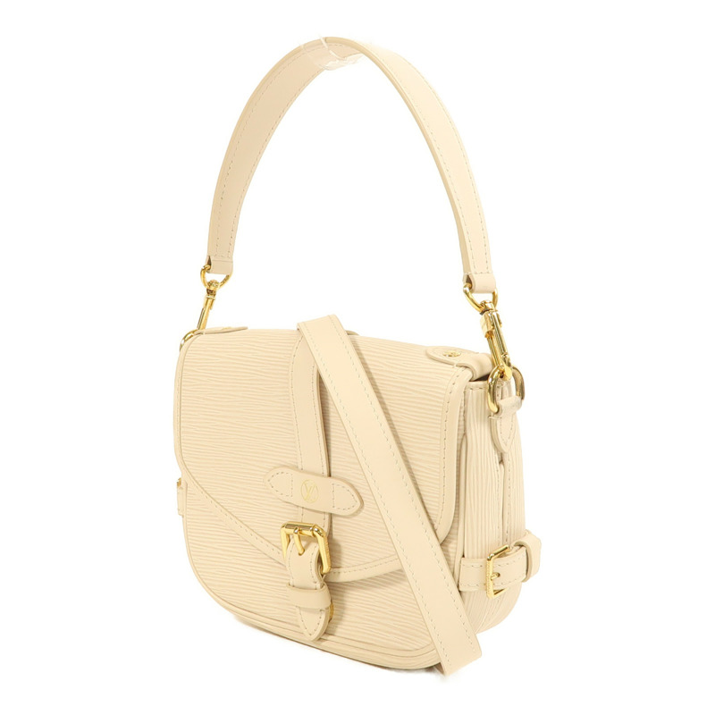 LOUIS VUITTON Epi Saumur BB金扣手挽肩背兩用袋-2
