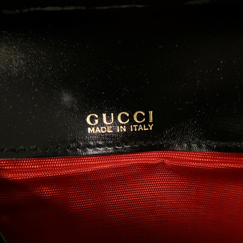 GUCCI 皮革Coin Case Purse金扣零錢包-5