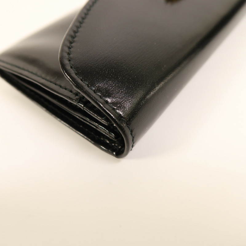 GUCCI 皮革Coin Case Purse金扣零錢包-12