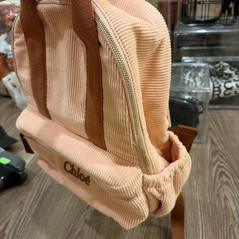 Chloe粉色後背包-3