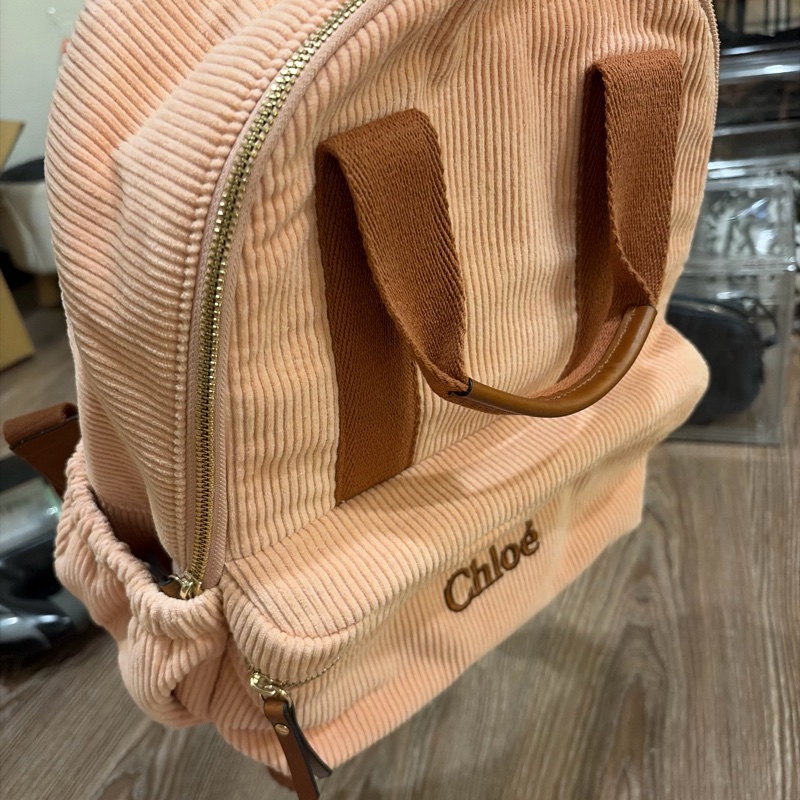 Chloe粉色後背包-4