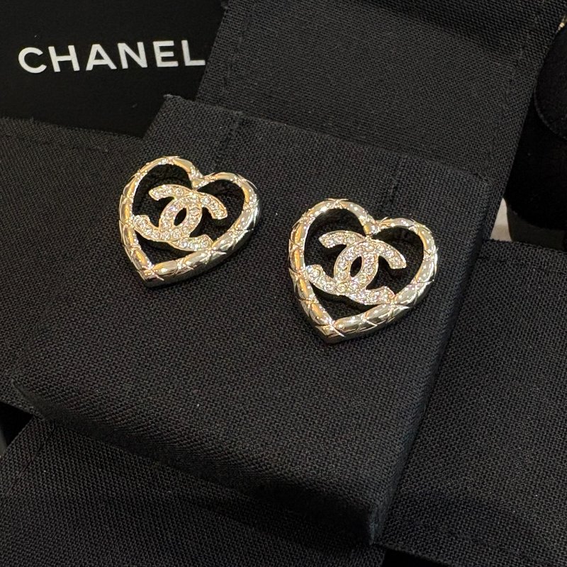 *SHIHNA名牌精品* CHANEL 經典的雙C標誌水晶耳環-2