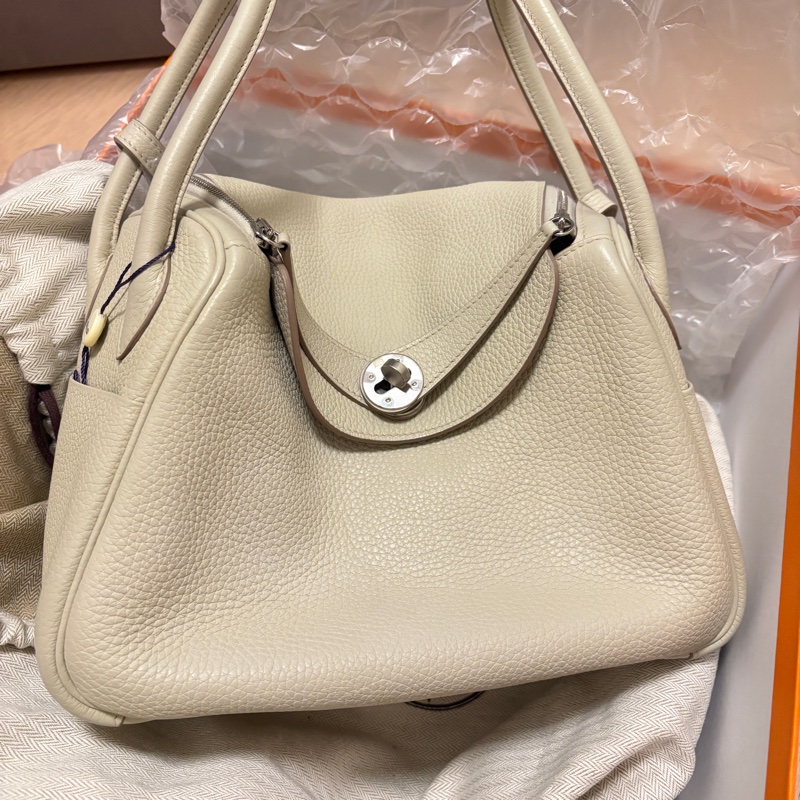 Hermes Lindy 26 珍珠灰-0