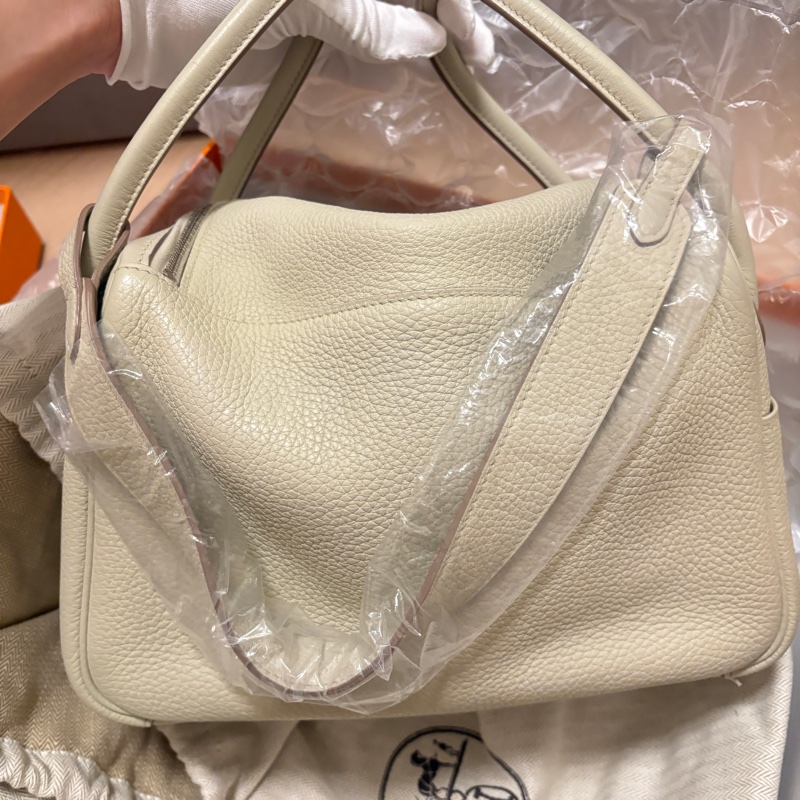 Hermes Lindy 26 珍珠灰-5