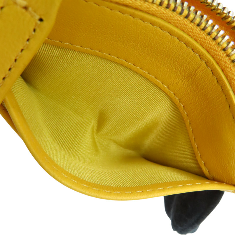 橘色 菱格紋羊皮 卡夾 名片夾 【CHANEL 香奈兒】-6