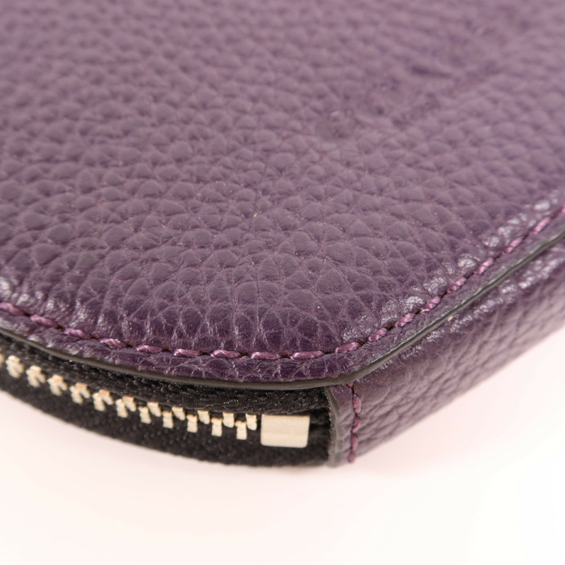 COACH 牛皮皮革Coins Case銀扣零錢包-10